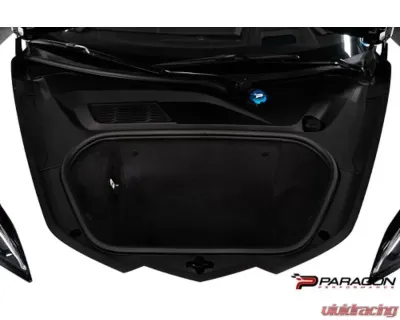 Paragon Performance Red Brake Fluid Cap Cover Chevrolet C8 Corvette 2020-2024 - PP-P0012A-A-RED-EN